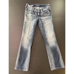 Decree Bootcut Medium Wash Faded Jeans Women's Size 5 Blue Y2K
